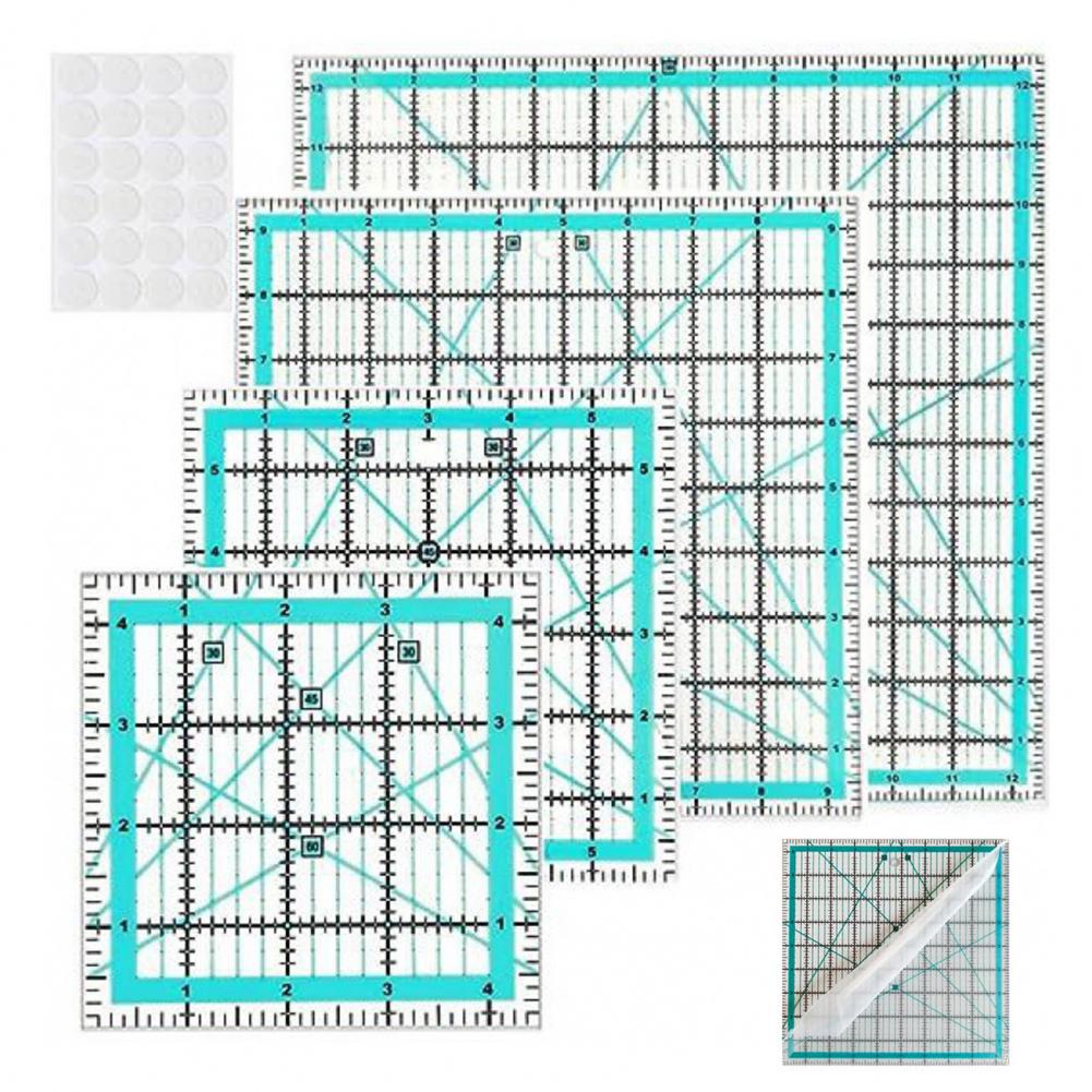 Quilting Ruler Square - Règle de Quilting en acrylique avec
