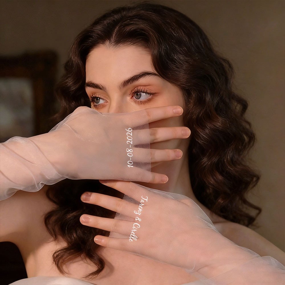 Sewing Textiles - Gants de mariée longs en maille