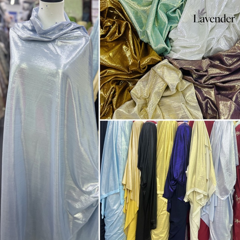 Textile And Sewing Materials - Tissu de soie brillant et fluide,