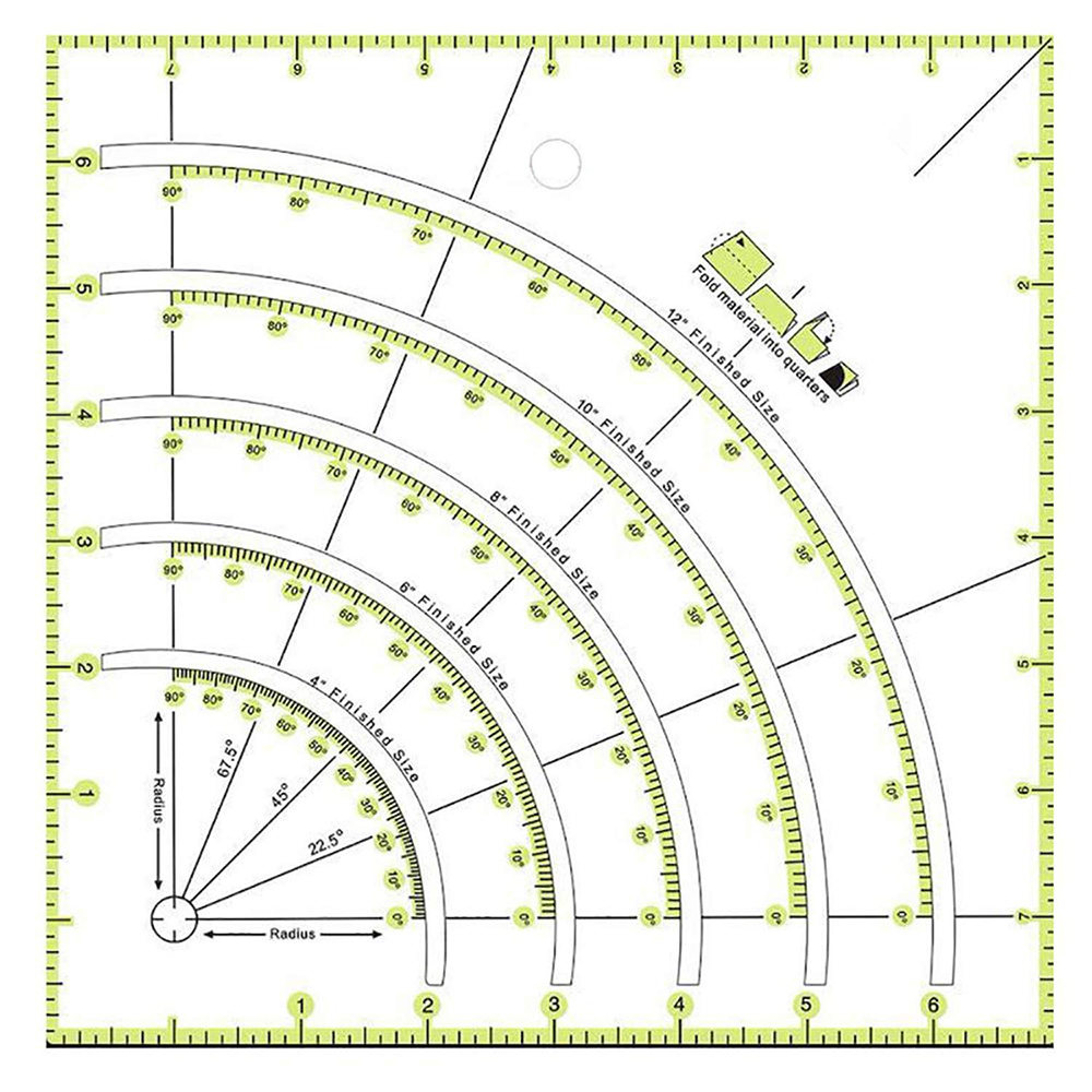 Quilting Ruler Square - Règle de couture et de Quilting