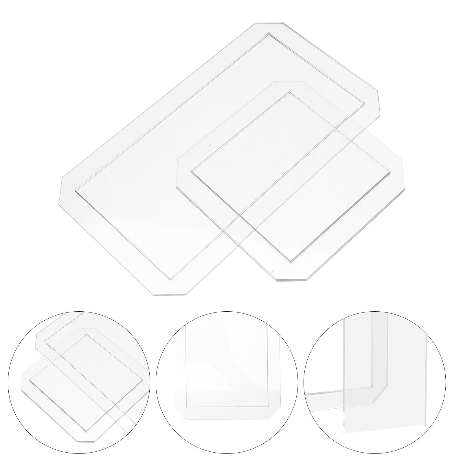 Quilting Ruler Square - 8 gabarits de quilting rectangulaires et