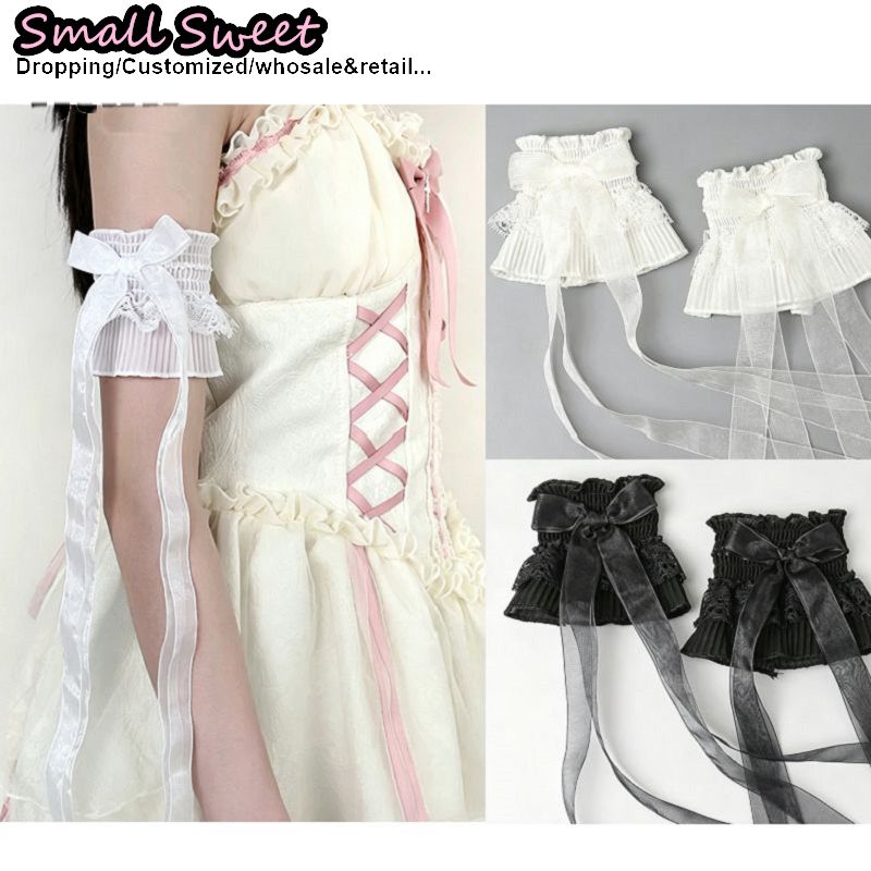 Sewing Textiles - Manchettes en dentelle Y2K Yami Kawaii
