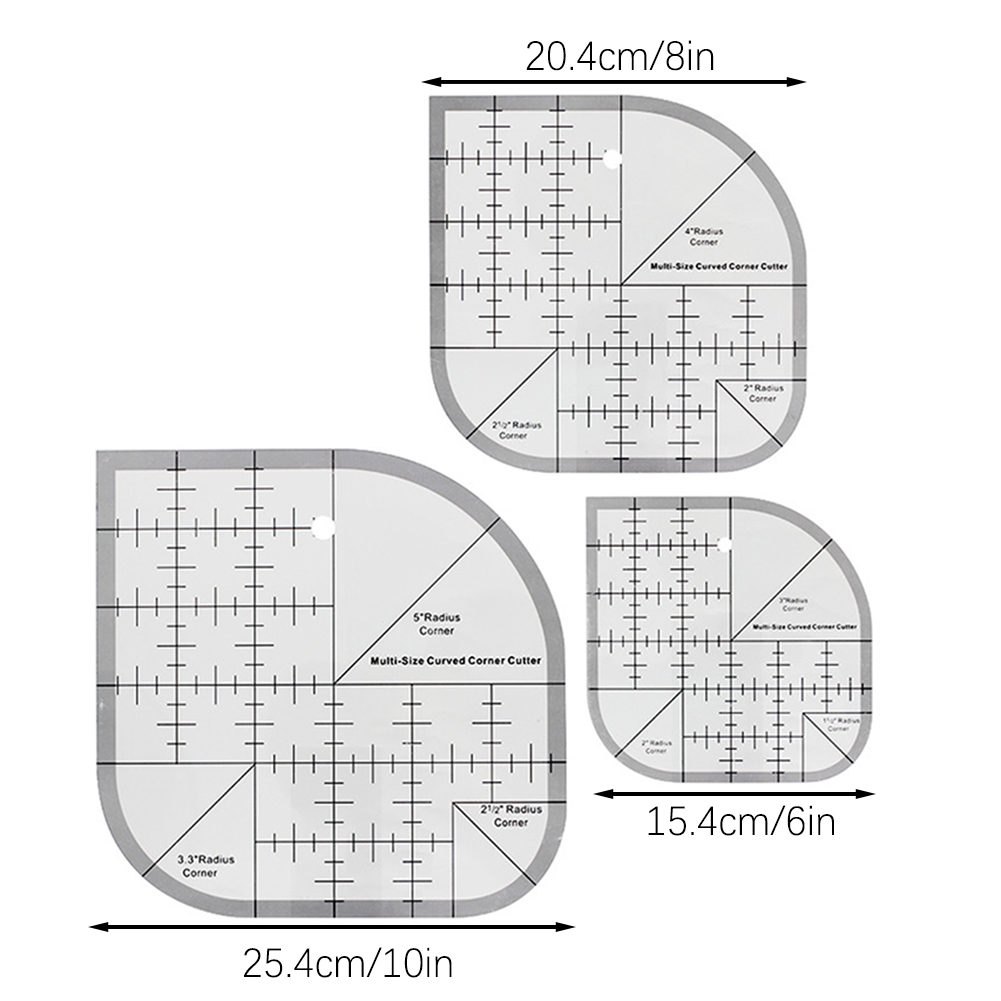 Règle de coupe d'angle incurvé - Quilting Ruler Square avis et prix