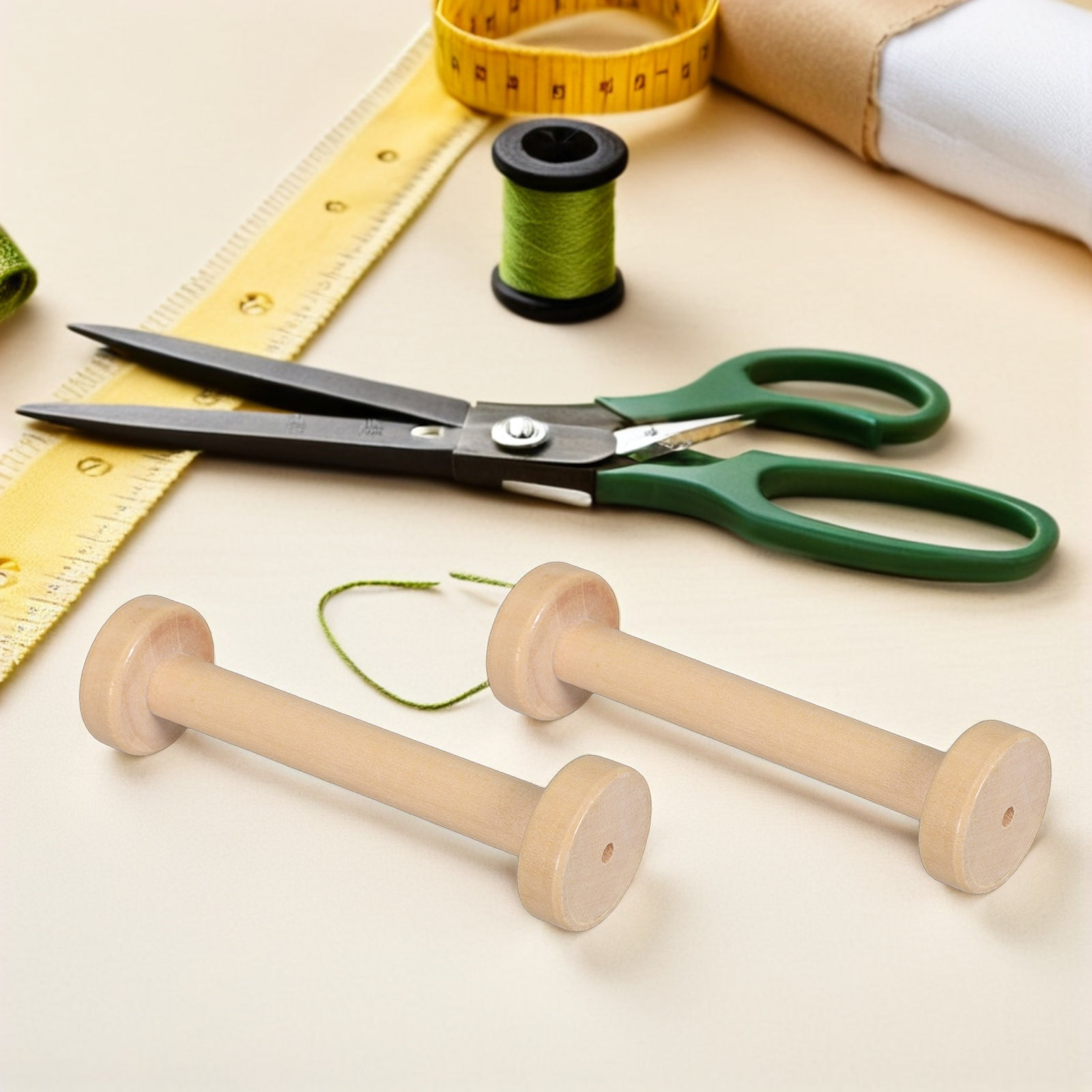 Bobines en bois naturelles vin - Sewing Textiles avis et prix