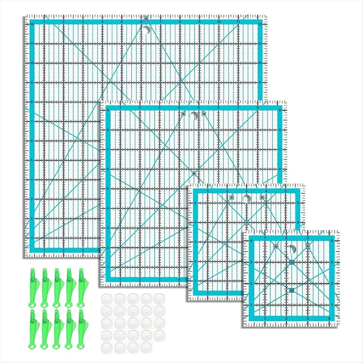 MALL Lot de 4 règles de quilti - Quilting Ruler Square avis et prix