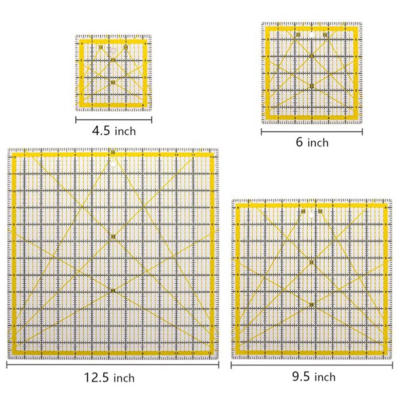 Lot de 10 règles de quilting e - Quilting Ruler Square avis et prix