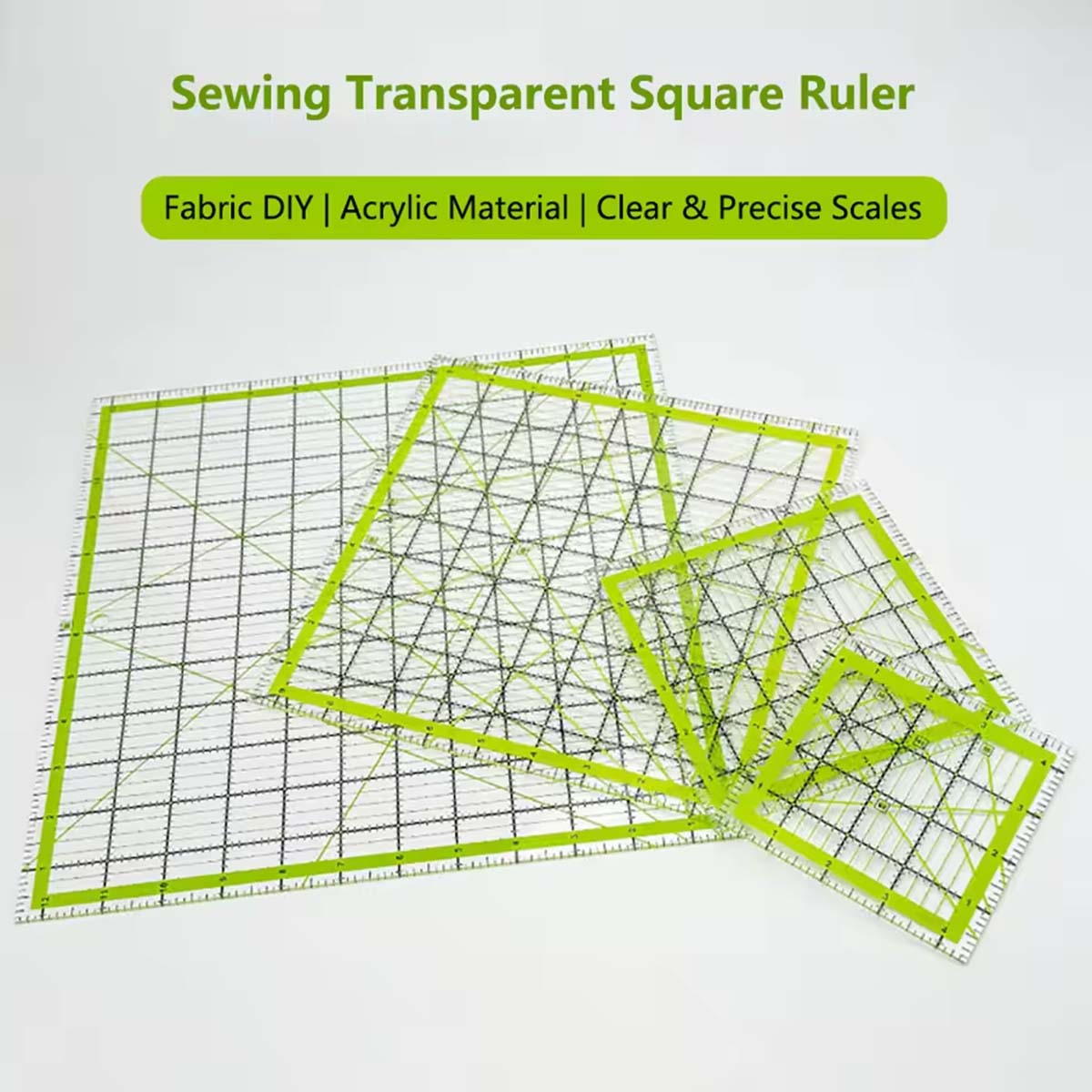 Ensemble de 4 règles carrées e - Quilting Ruler Square avis et prix