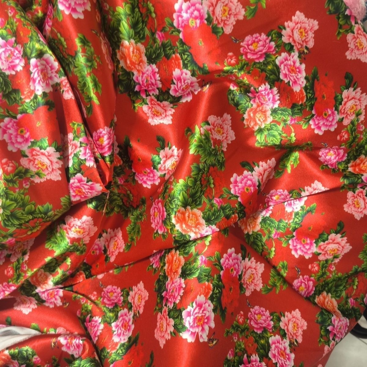 Tissu en Satin d'acétate à imp - Sewing Textiles avis et prix